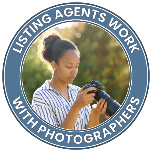 Listing agents work with photographers