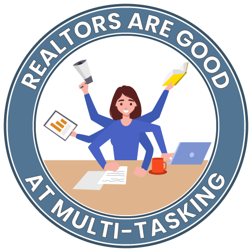 Realtors are good at multi-tasking