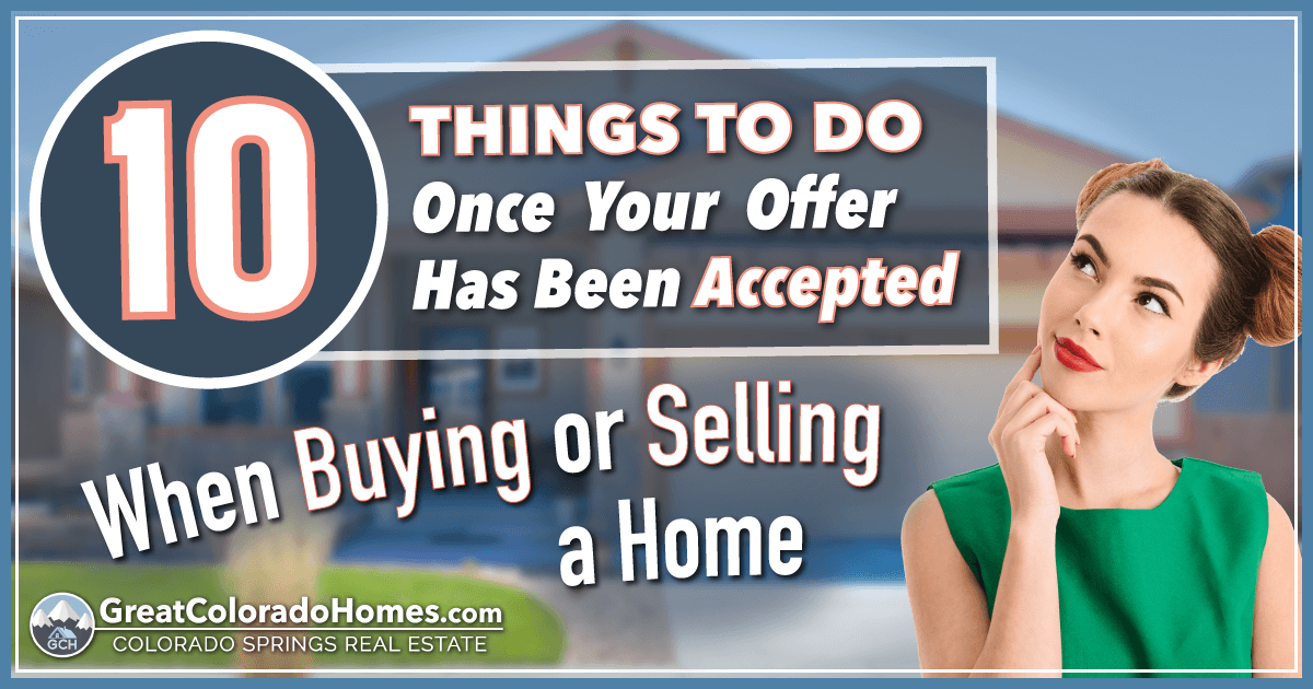 10 Thing To Do Once Your Offer Has Been Accepted