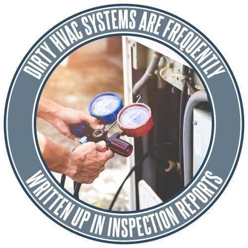 HVAC Issues are commonly found during home inspections.