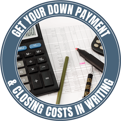 Know your down payment and closing costs numbers