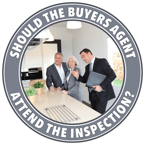 Should the buyers agent attend the inspection?