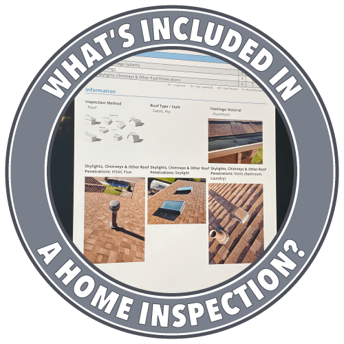 What's included in a home inspection report?