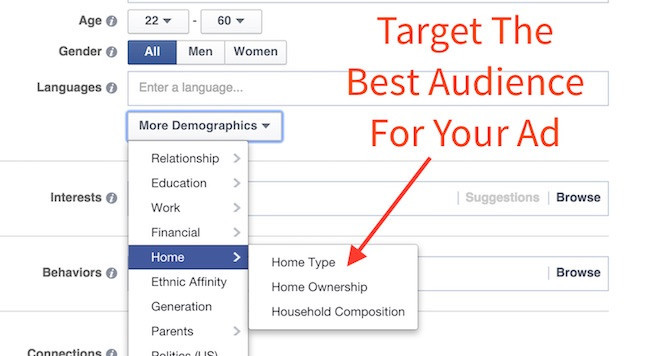 Target Your Facebook Ads Audience Demographics