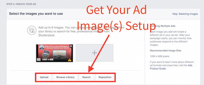 Facebook Ad Image Setup