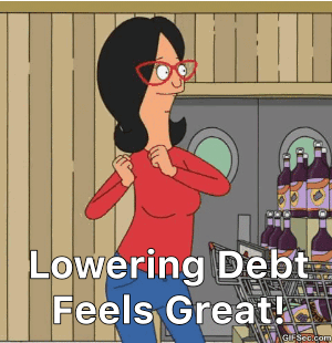 Lowering Debt Feels Great