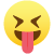 tongue out emoji