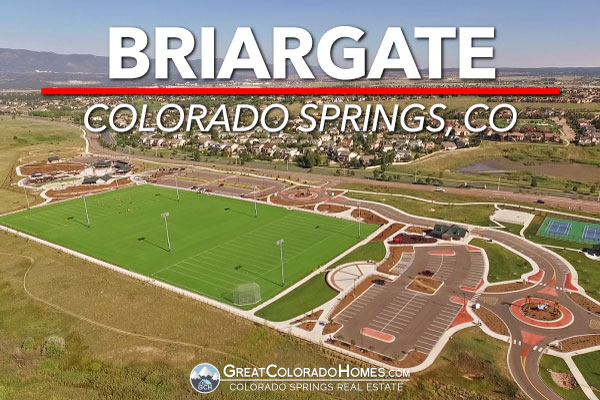 Briargate Colorado Springs John Venezia Park Arial View