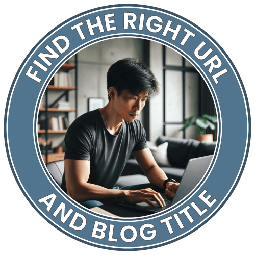 find the right url and blog title