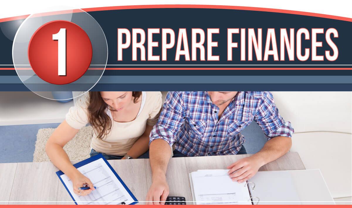 Step 1: Prepare Your Finances to Buy A House