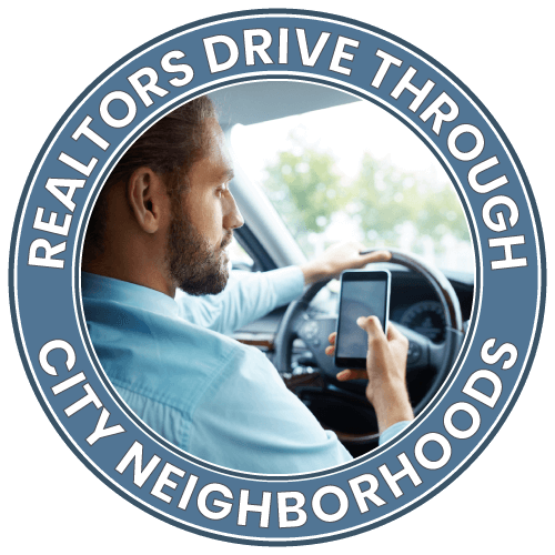 Realtors drive through city neighborhoods