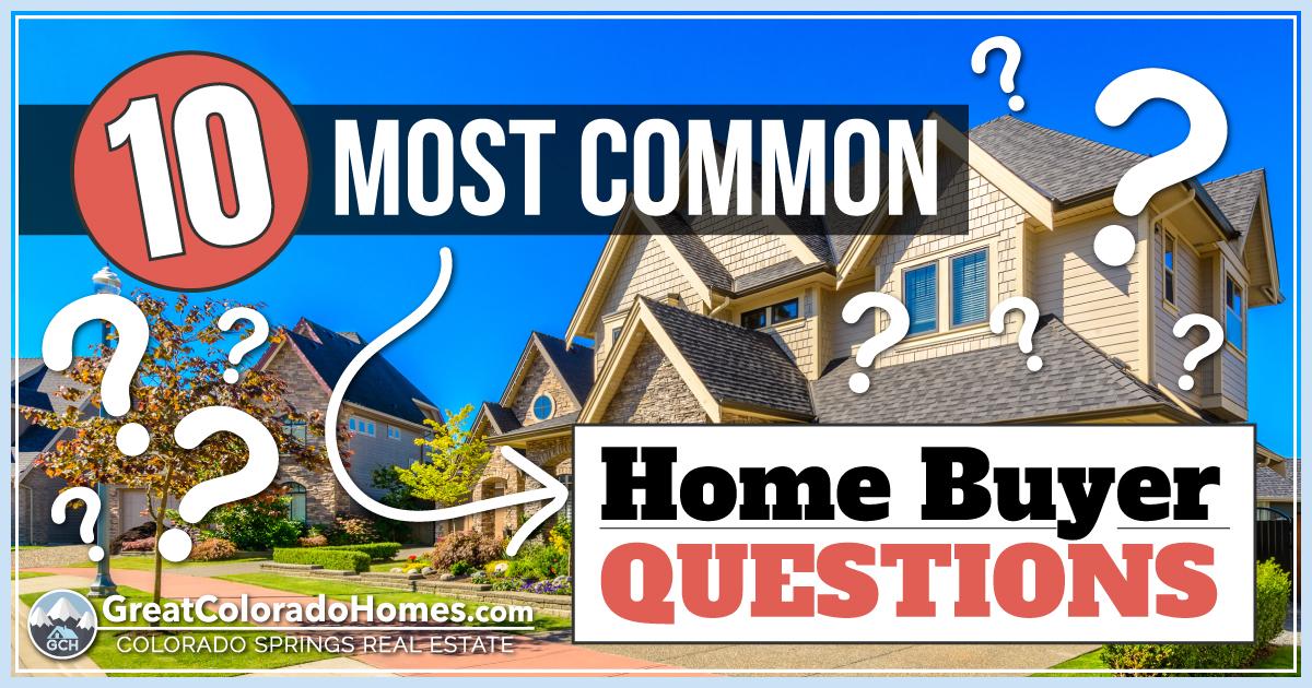 10 Most Common Homebuyer Questions