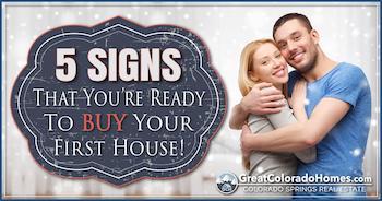 5 Signs The You're Ready To Buy Your First Home